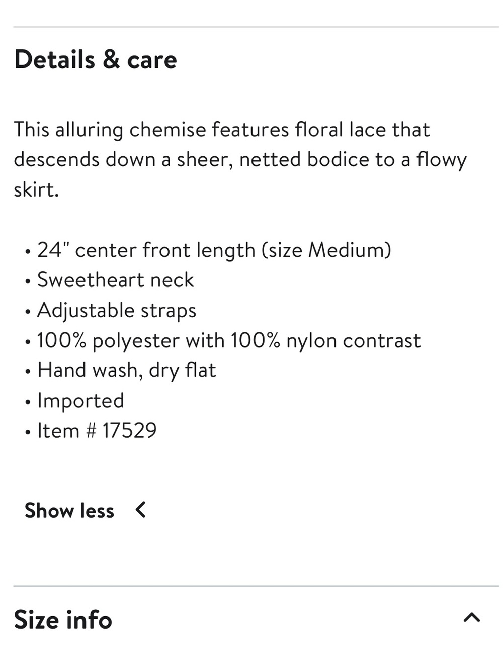 {NWT} Flora Nikrooz from Nordstrom Black Silky Showstopper Chemise - Picture 5 of 9